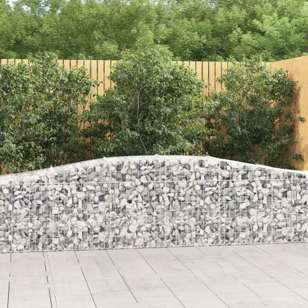 Gossi cosuri gabion arcuite 25 buc, 400x50x60/80 cm, fier galvanizat