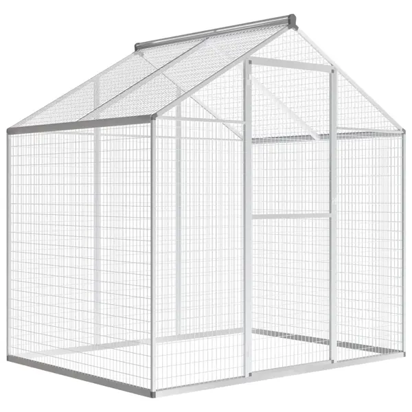 Gossi cotet pasari pentru exterior, aluminiu, 178 x 122 x 194 cm