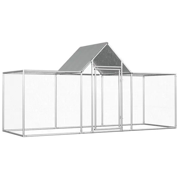 Gossi cotet pentru pasari, 3 x 1 x 1,5 m, otel galvanizat