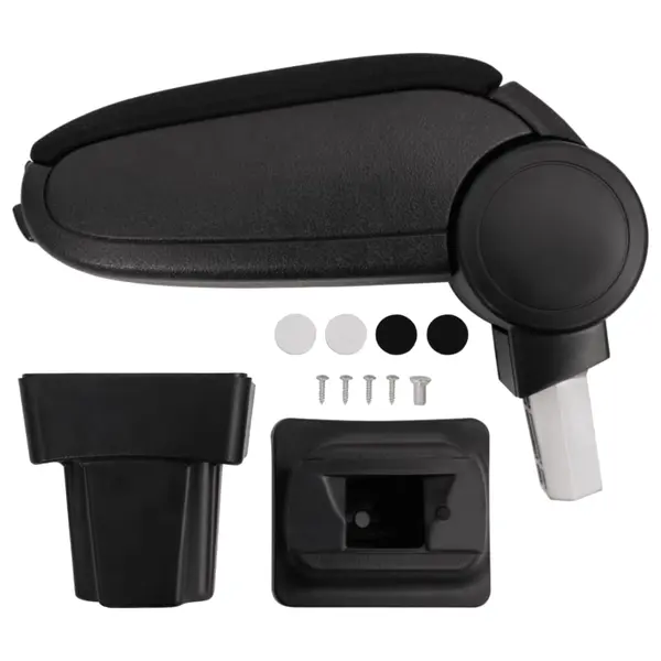 Gossi cotiera auto, negru, 11,5x32x(30-50) cm abs