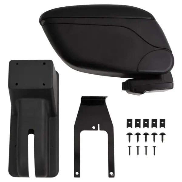 Gossi cotiera auto, negru, 12x29x(32-46) cm abs