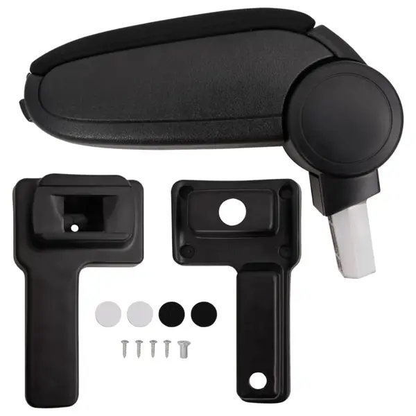 Gossi cotiera auto, negru, 14,5x32x(27-46) cm abs