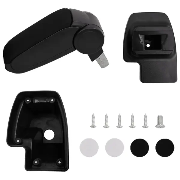 Gossi cotiera auto, negru, 15x35x(33-49,5) cm abs