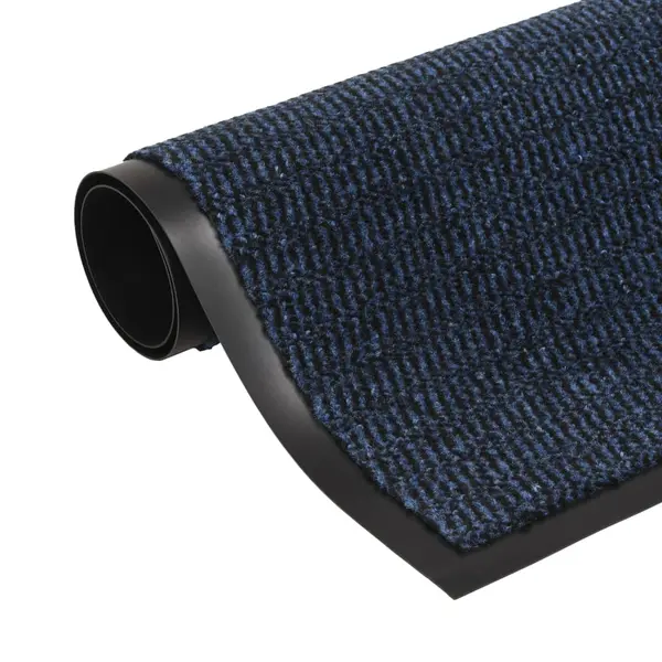Gossi covoare usa anti-praf, 2 buc. albastru, 40x60 cm dreptunghiular