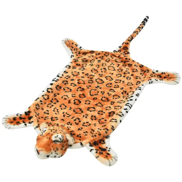 Gossi covor cu model leopard 139 cm plus maro