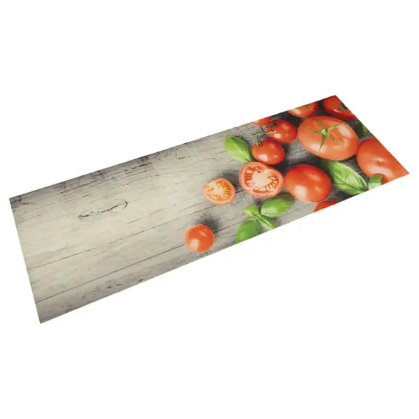 Gossi covor de bucatarie lavabil, model rosii, 45x150 cm, catifea