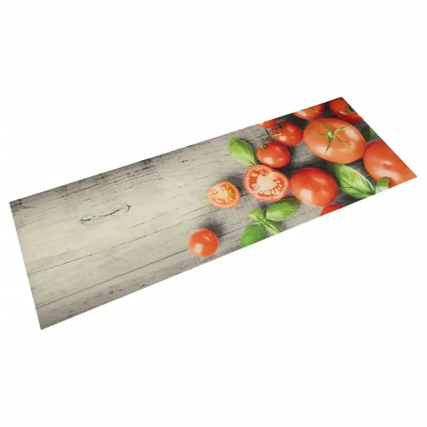 Gossi covor de bucatarie lavabil, model rosii, 60x180 cm, catifea