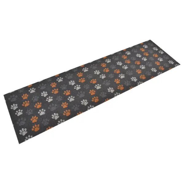 Gossi covor de bucatarie lavabil paws, 45x150 cm, catifea