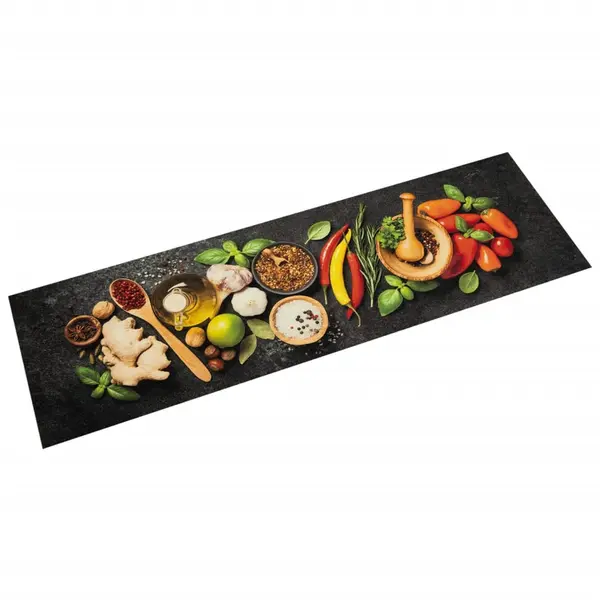 Gossi covor de bucatarie lavabil spices, 45x150 cm, catifea