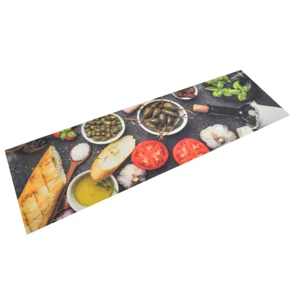 Gossi covor de bucatarie lavabil wine & dinner, 45x150 cm, catifea