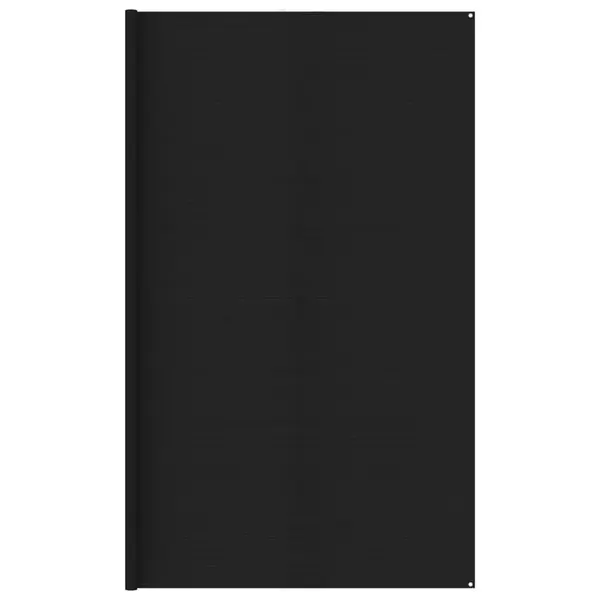 Gossi covor de cort, negru, 400x400 cm, hdpe