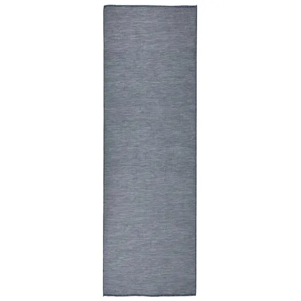 Gossi covor de exterior, albastru, 80x250 cm, tesatura plata