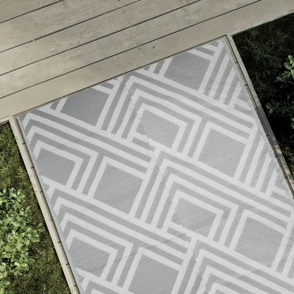 Gossi covor de exterior, gri, 120x180 cm, pp