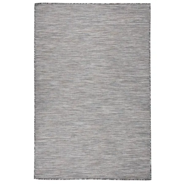 Gossi covor de exterior, maro şi albastru, 120x170 cm, tesatura plata