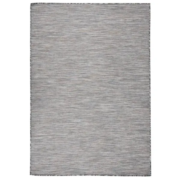 Gossi covor de exterior, maro şi albastru, 160x230 cm, tesatura plata