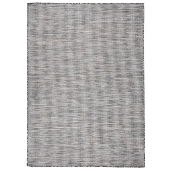 Gossi covor de exterior, maro şi albastru, 200x280 cm, tesatura plata