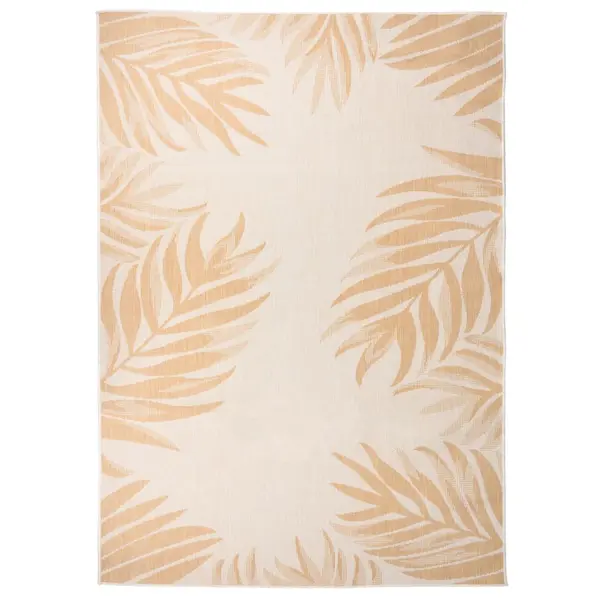 Gossi covor de exterior, model frunze, 140x200 cm, tesatura plata