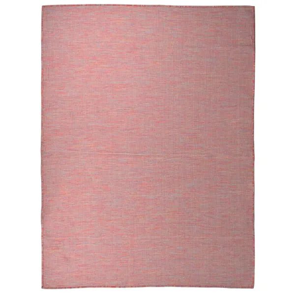 Gossi covor de exterior, rosu, 120x170 cm, tesatura plata