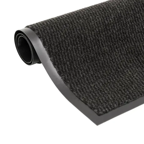 Gossi covor de usa anti-praf, negru, 40x60 cm, dreptunghiular