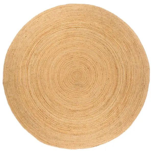 Gossi covor din iuta impletita, 240 cm, rotund