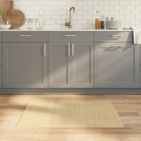 Gossi covor dreptunghiular, natural deschis, 70x100 cm, bambus