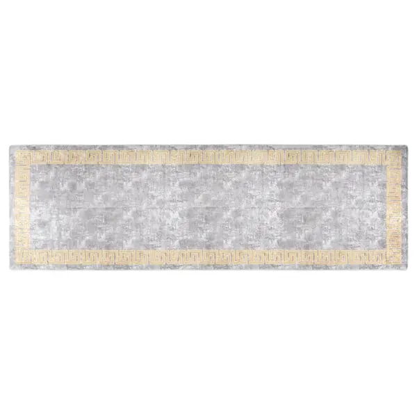 Gossi covor lavabil, gri, 80x300 cm, antiderapant