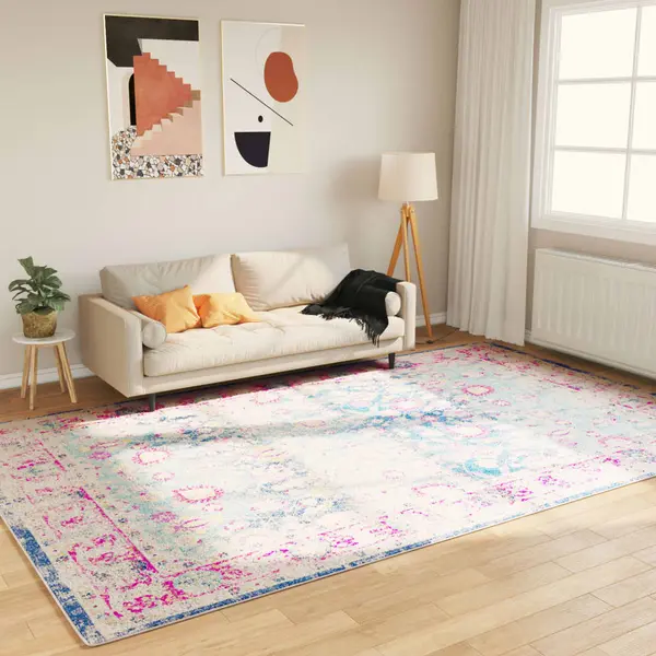 Gossi covor lavabil, multicolor, 190x300 cm, anti-alunecare