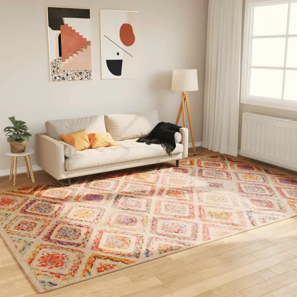 Gossi covor lavabil, multicolor, 190x300 cm, anti-alunecare