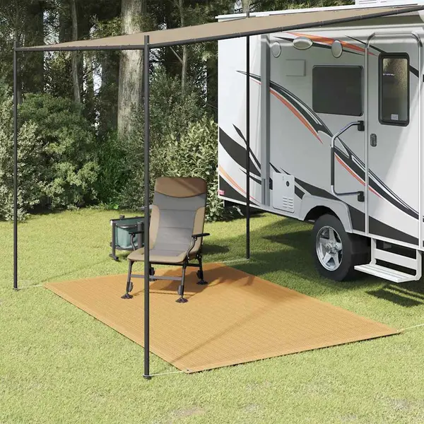 Gossi covor pentru cort, nisipiu, 250x200 cm, hdpe