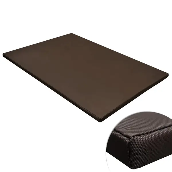 Gossi covor plat dreptunghiular pentru caini, maro, l