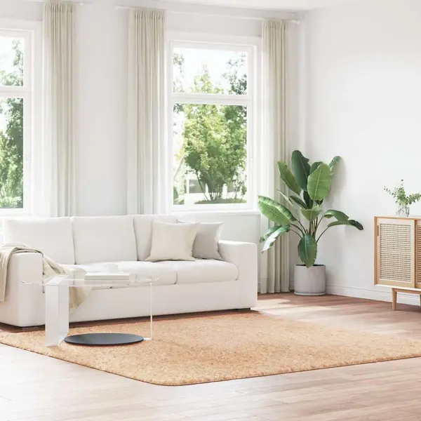 Gossi covor shaggy bej 240x240 cm poliester
