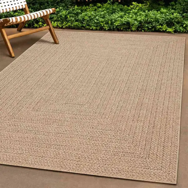 Gossi covor zizur aspect iuta, 60x110 cm, pentru interior si exterior