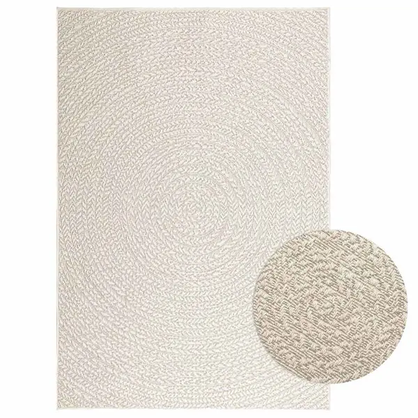 Gossi covor „zizur” crem aspect iuta pentru interior si exterior