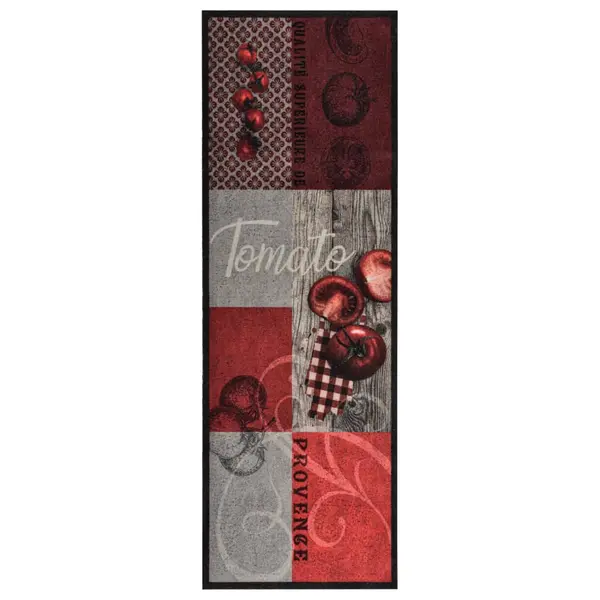 Gossi covoras de bucatarie, lavabil, model tomato, 60x180 cm