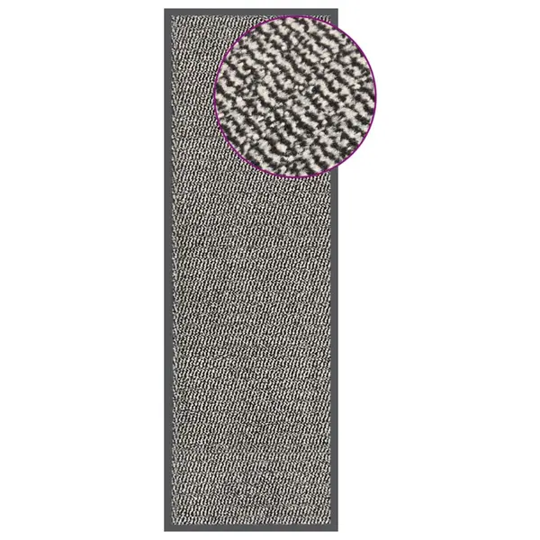 Gossi covoras de intrare cu smocuri, maro deschis, 60x180 cm