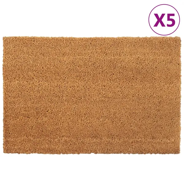 Gossi covoras de usa, 5 buc., natural, 40x60 cm, fibre de cocos