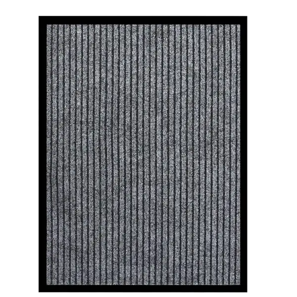 Gossi covoras de usa, gri cu dungi, 60x80 cm
