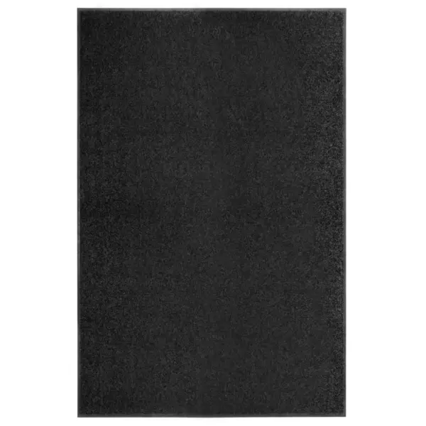 Gossi covoras de usa lavabil, negru, 120 x 180 cm