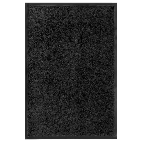Gossi covoras de usa lavabil, negru, 40 x 60 cm