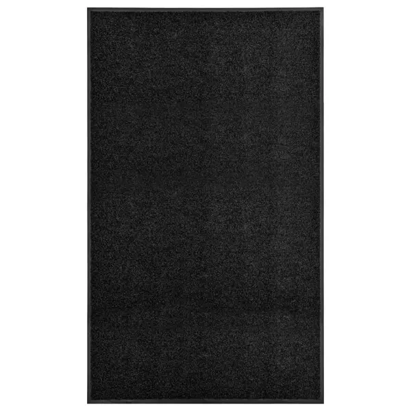 Gossi covoras de usa lavabil, negru, 90 x 150 cm