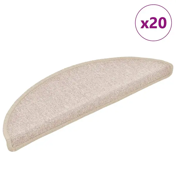 Gossi covorase scara 20 buc taupe 56x17x3 cm