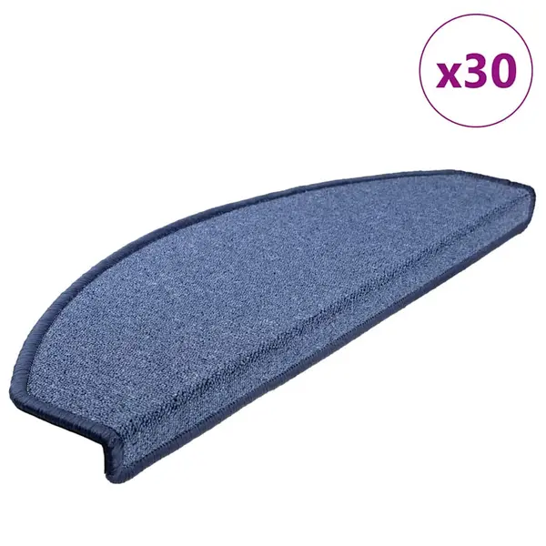 Gossi covorase scara 30 buc albastru 65x24x4 cm