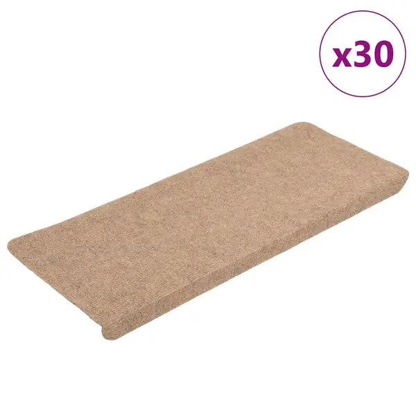 Gossi covorase scara autoadezive 30 buc bej 65x24,5x3,5 cm