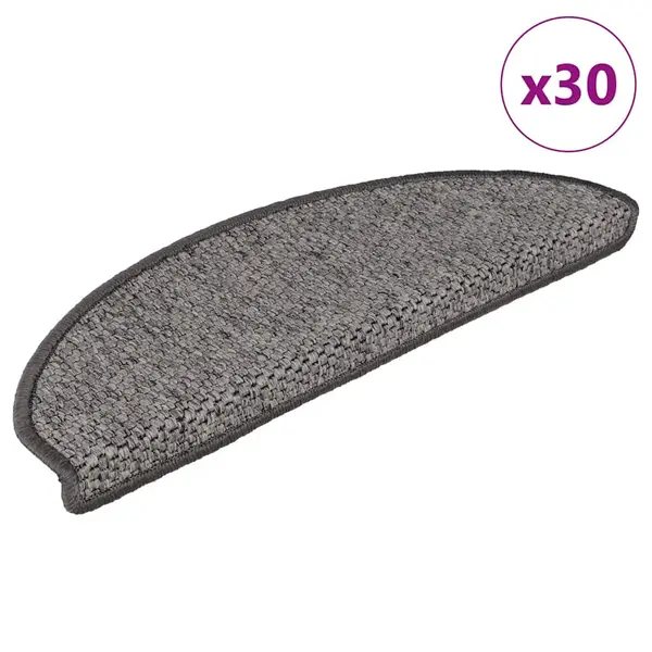 Gossi covorase scara autoadezive aspect sisal 30 buc. maro bej