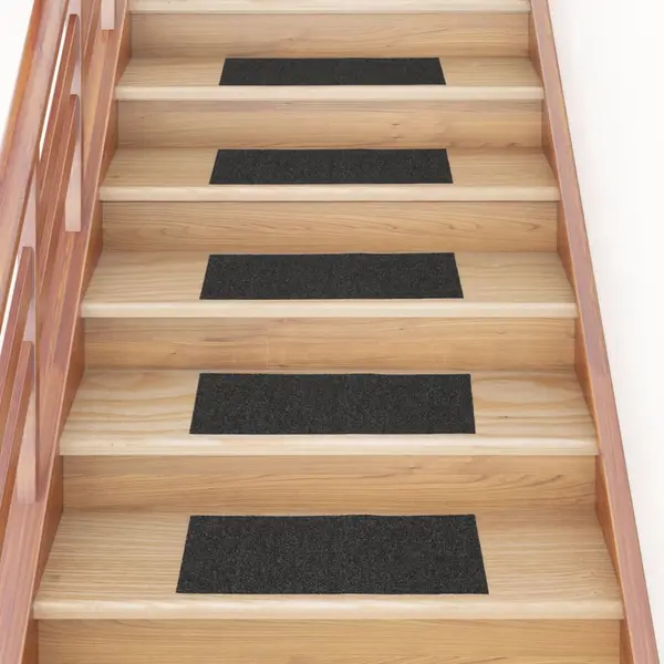 Gossi covorase scari autoadezive 15 buc. antracit 60x25 cm dreptunghi