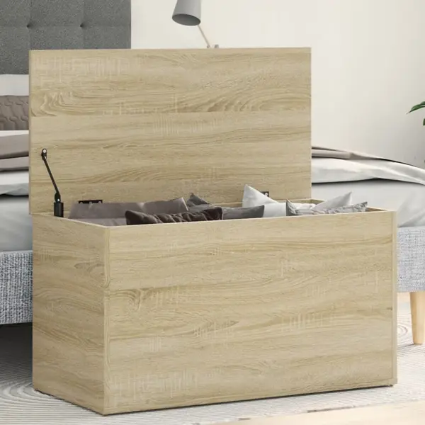 Gossi cufar de depozitare, stejar sonoma, 84x42x46 cm, lemn compozit