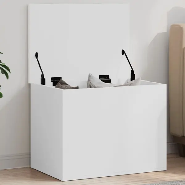 Gossi cutie de depozitare, alb, 60x42x46 cm, lemn prelucrat