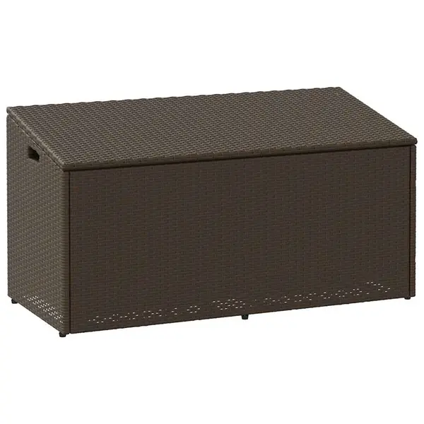Gossi cutie de depozitare de gradina maro 110x50x58 cm polirattan