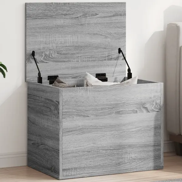 Gossi cutie de depozitare, gri sonoma, 60x42x46 cm, lemn prelucrat