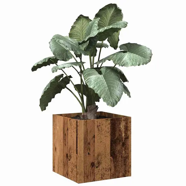 Gossi cutie de jardiniera din lemn vechi 40x40x40 cm lemn prelucrat